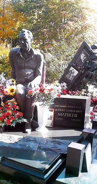 Евгений матвеев могила фото