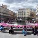 Fuente en la ciudad de Madrid