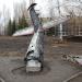 Останки Як-52 в виде муляжа самолёта Люфтваффе в городе Саратов