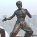 Bruce Lee Statue in Hong Kong city