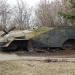 БТР-40 в виде муляжа германского бронеавтомобиля в городе Саратов