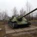 Самоходная артиллерийская установка СУ-100 в городе Саратов