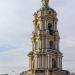 Bell Tower of the Church of St. Sergius of Radonezh of the Novospassky Monastery in Moscow city