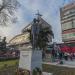 Monument of Hasan Prishtina (1873-1933) in Skopje city