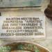 Старинное надгробие Арбатецкого кладбища и мемориал 