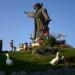 Mevlana Heykeli in İzmir Büyükşehir Belediyesi city