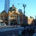 flinders clock and flinders street station in City of Melbourne, Victoria city