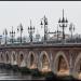 Pierre bridge in Bordeaux city