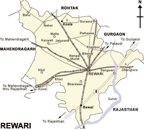 PIN Code - District Rewari (Haryana)