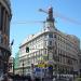 Edificio del Banco Español de Crédito (Palacio de la Equitativa) en la ciudad de Madrid