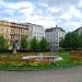 Arbes square in Prague city