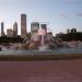 Buckingham Memorial Fountain in Chicago, Illinois city