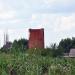 Полуразрушенная водонапорная башня в городе Каменск-Шахтинский