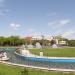 Lacul in forma de floare in Bucharest city