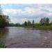 Foot bridge in Porkhov city