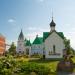 Памятный камень в честь посещение монастыря Патриархом Алексием II в городе Муром