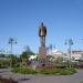 Памятник Гейдару Алиеву в городе Астрахань