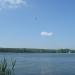 Маленький пляж в городе Запорожье