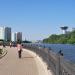 Пешеходная набережная в городе Красногорск