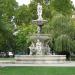 Danube Fountain in Budapest city