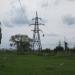 Electricity pylon in Kryvyi Rih city
