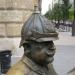 Sculpture Guardian of Order in Budapest city