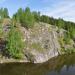 Скалы в городе Каменск-Уральский