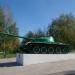 Танк-памятник Т-62 в городе Бердск