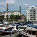 Chelsea Harbour Marina in London city
