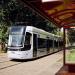 Tallinskaya tram terminal in Moscow city