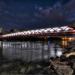 Peace Bridge in Calgary, Alberta city