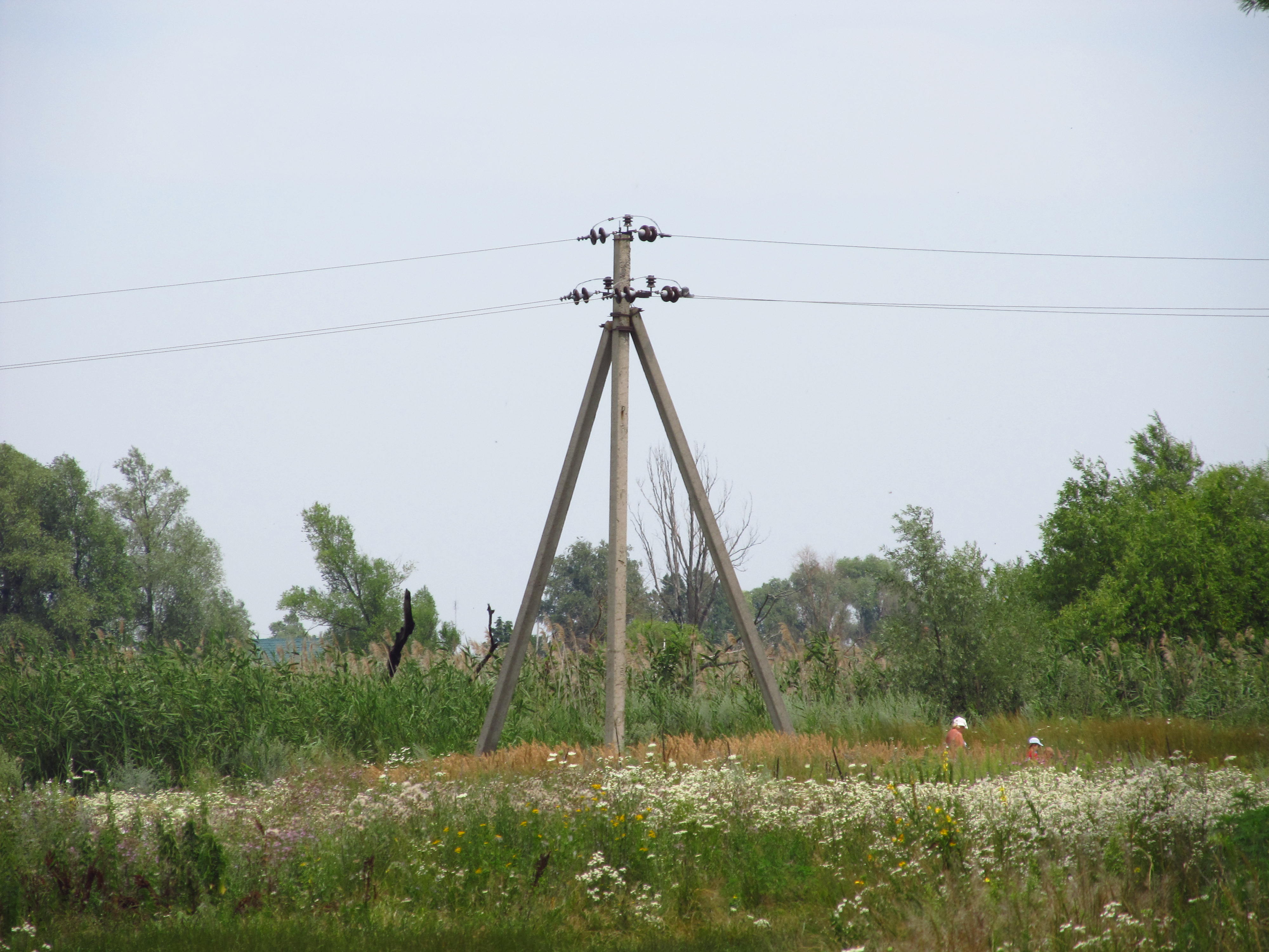 вл 10 кв высота опоры