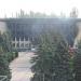Разрушенное здание Торецкого городского совета в городе Торецк