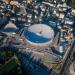 Снесённая главная арена спортивного комплекса «Олимпийский» (Олимпийский просп., 16 строение 1) в городе Москва