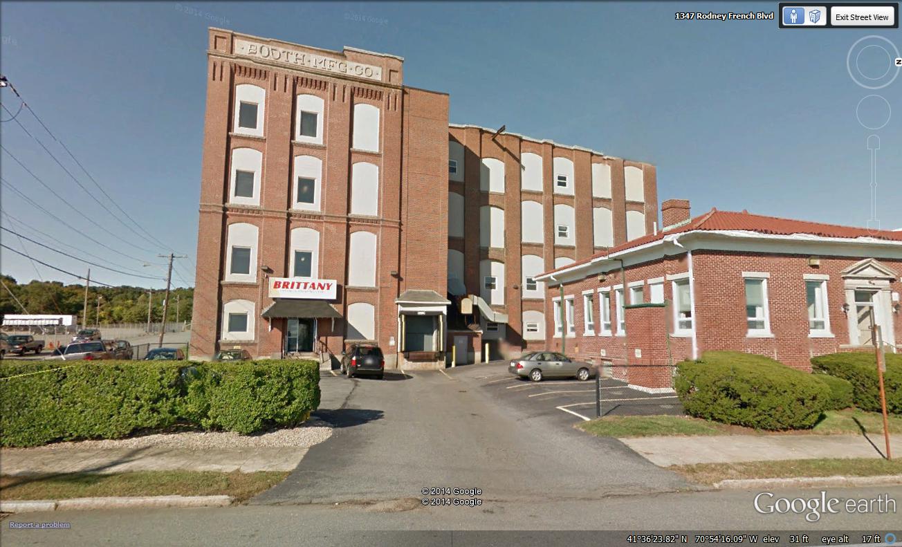 Booth Manufacturing Company New Bedford, Massachusetts