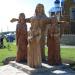 Резная деревянная скульптура в городе Ирбит