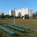 Football field in Moscow city