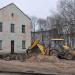 The foundation of former Peter 1 house. (Rüütli Str.21) in Narva city