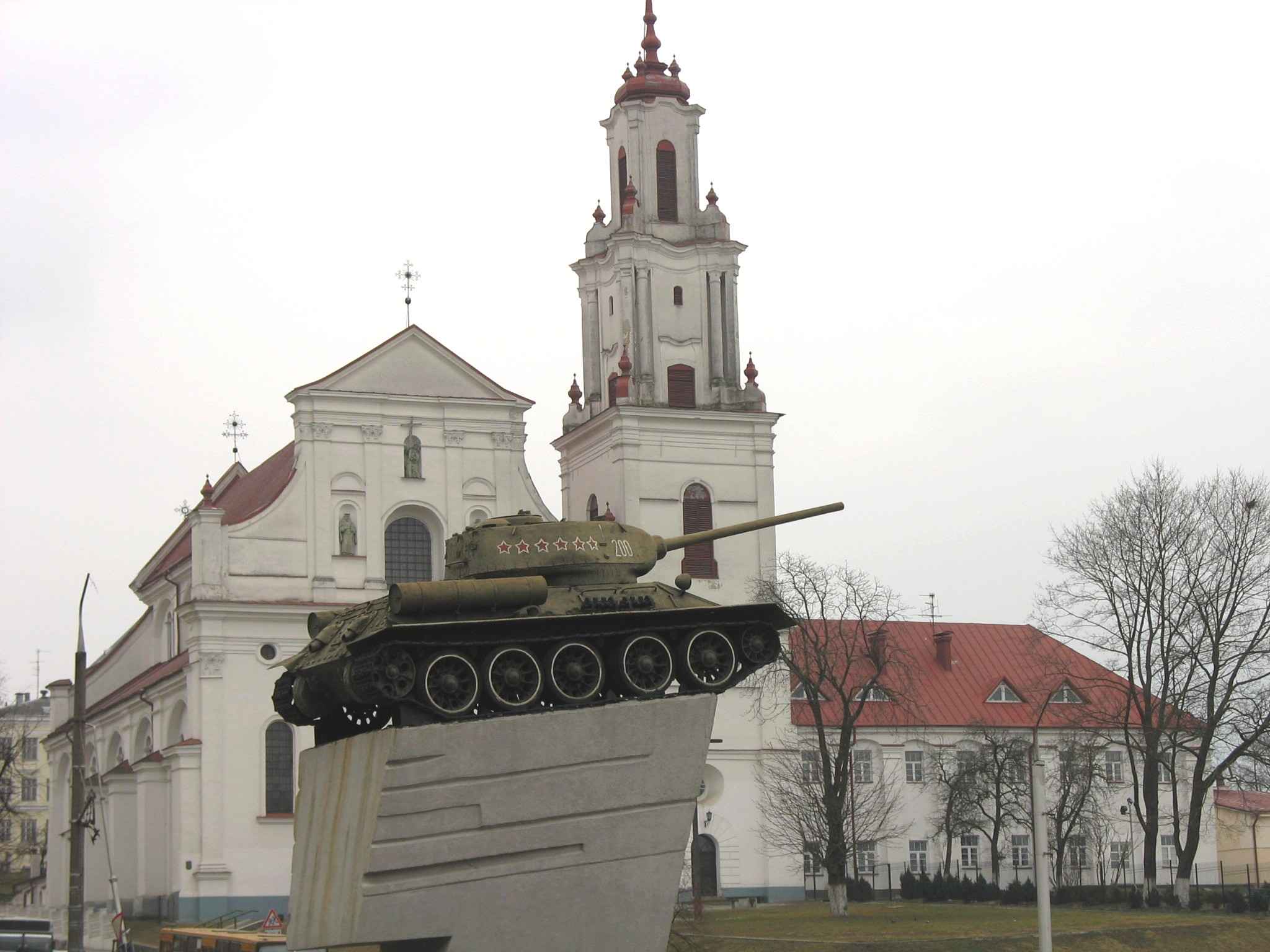 Танк T-34-85 - Гродно