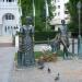 Скульптурная композиция «Антон Чехов и дама с собачкой» в городе Ялта