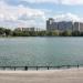 Ostankinsky Pond in Moscow city