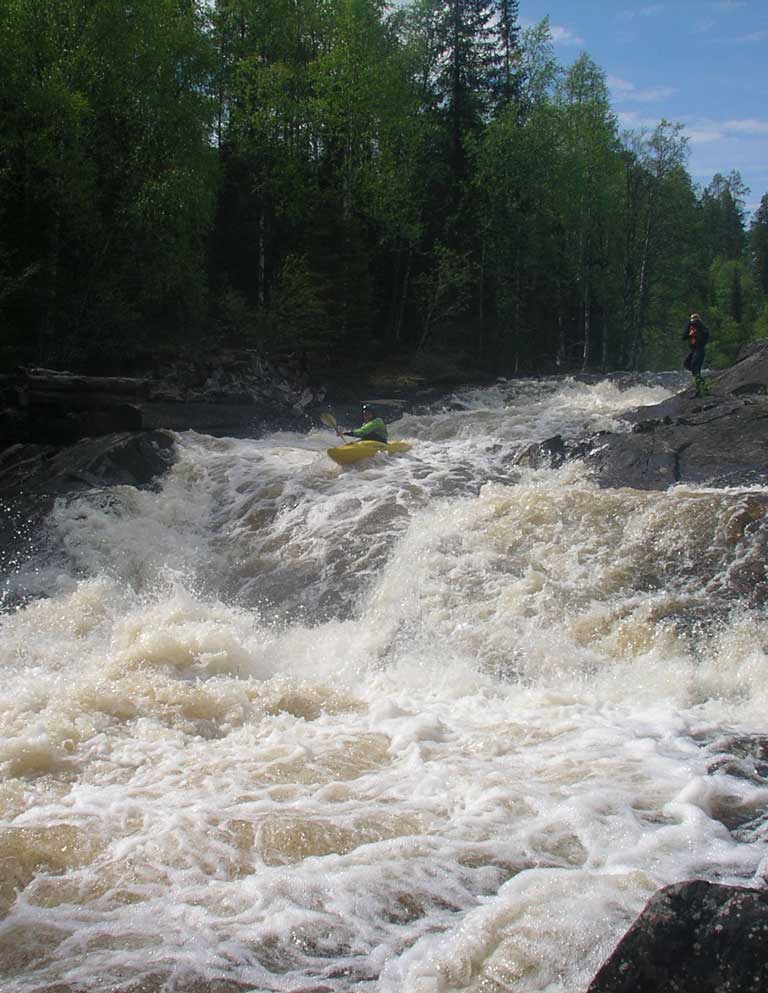 Пороги на реках Карелии