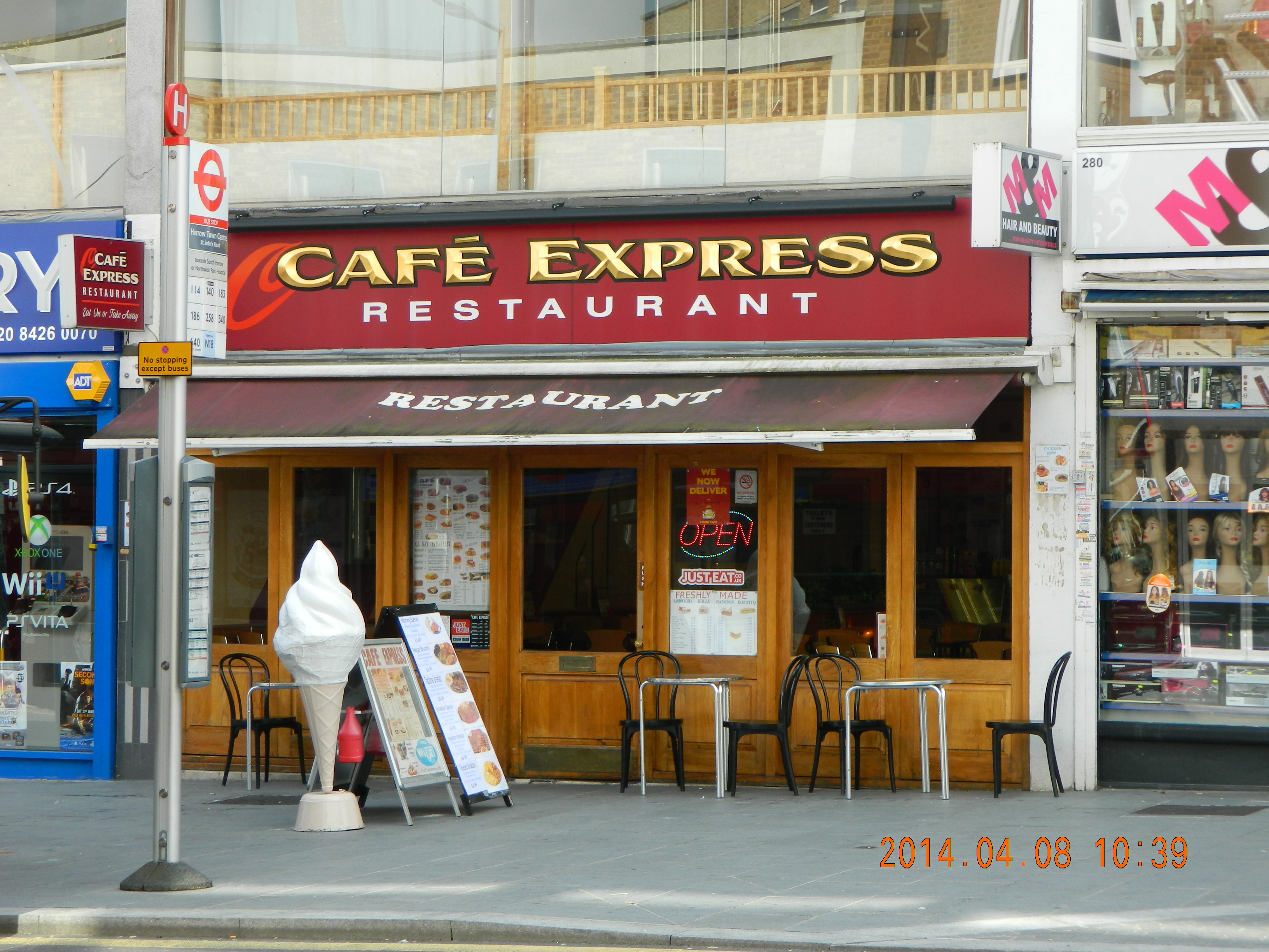 Cafe Express Restaurant Harrow takeaway food, home food delivery