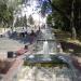 Staircase with cascading fountains in Lipetsk city