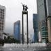 Monument Selamat Datang in Jakarta city