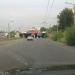 Пешеходный мост через улицу Победы в городе Запорожье