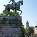Equestrian statue in Cologne city