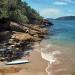 Praia da Palmira na Ubatuba city