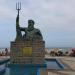 Estátua de Netuno na Praia Grande city