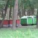 Waste collection point in Homieĺ city